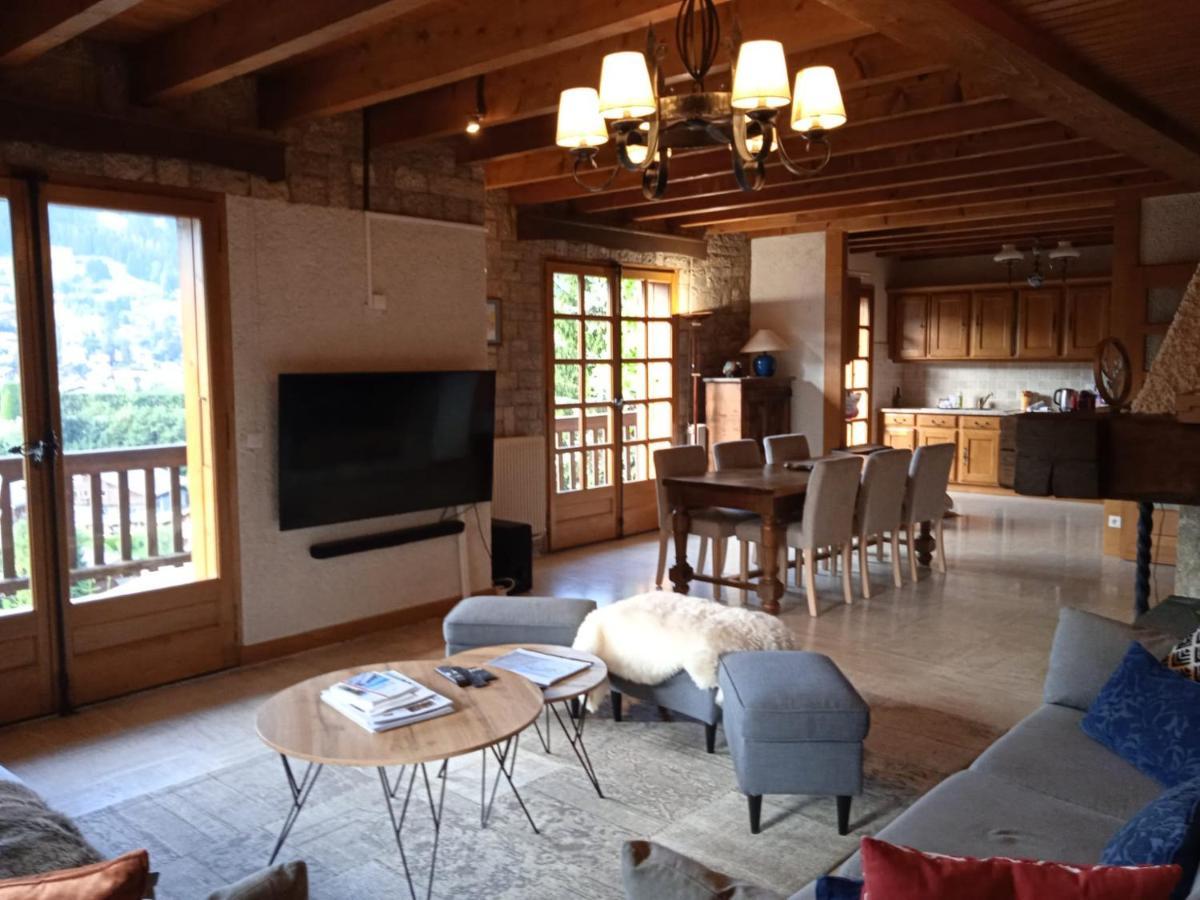 Chalet Horizon Blanc Megeve Exterior photo